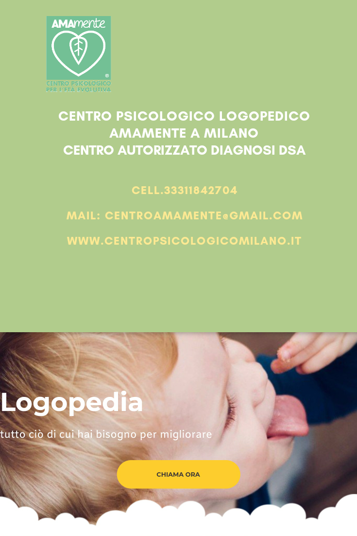 Logopedia infanzia Milano