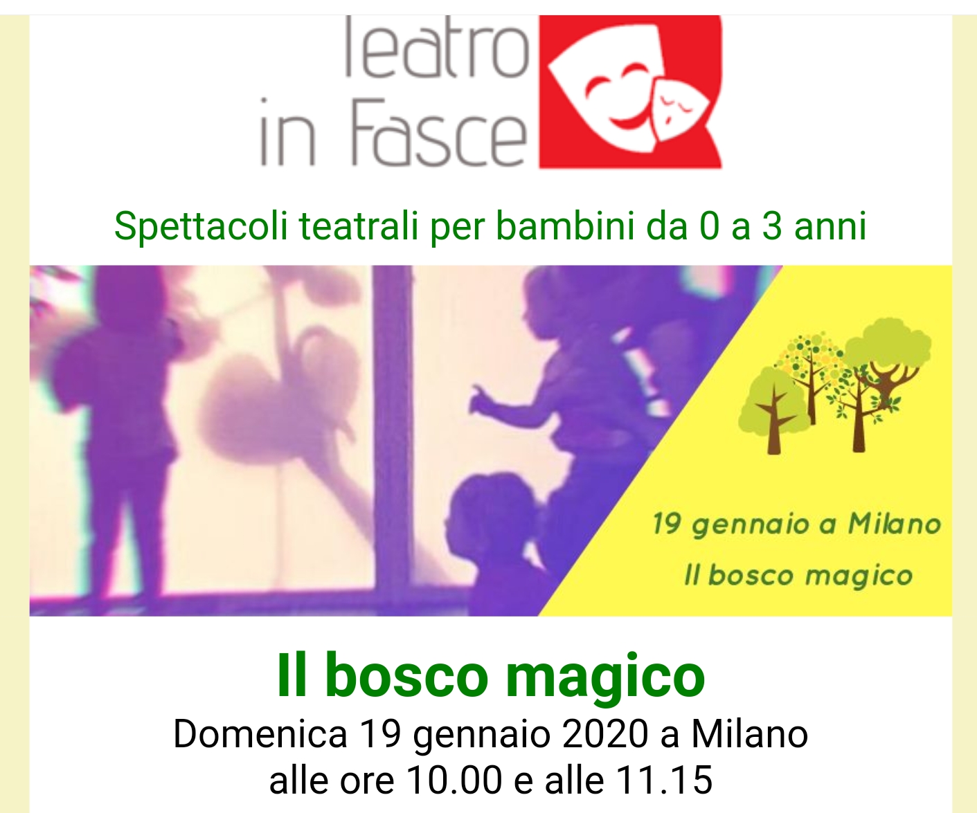 TEATRO IN FASCE MILANO