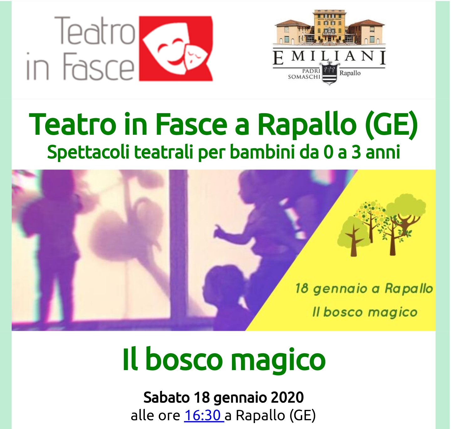 TEATRO IN FASCE A RAPALLO GE