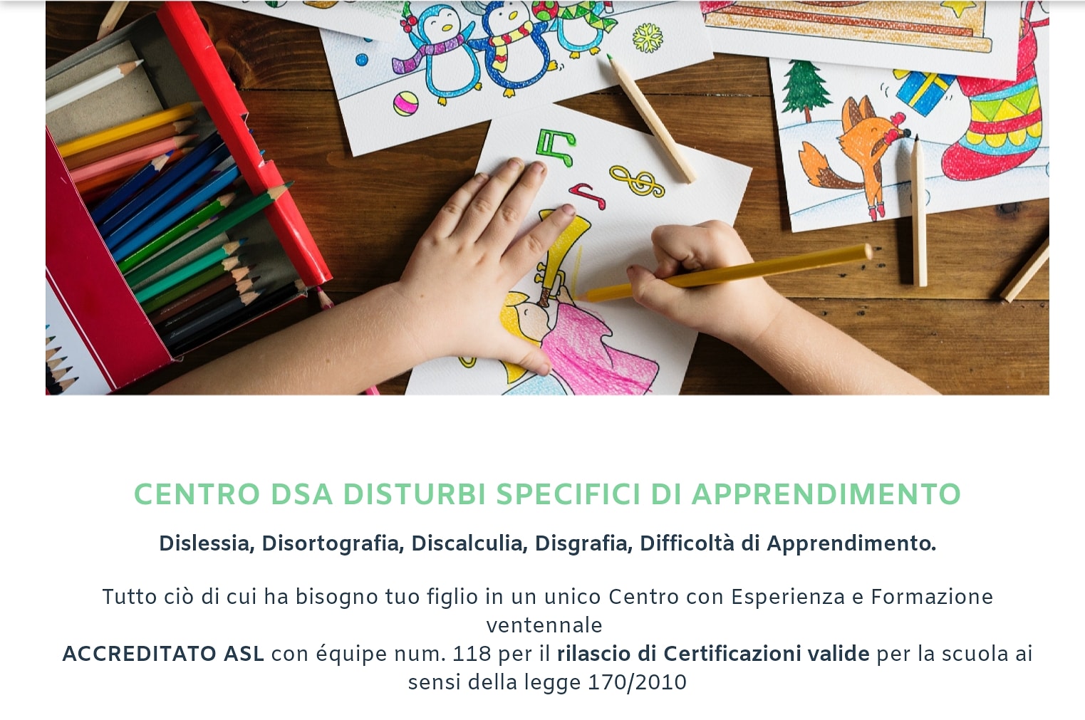 Test e diagnosi DSA Milano